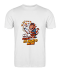 Camiseta Não Discuto Política, Só Mando Meme - Branco