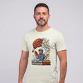 Camiseta Cadê A Picanha?! - Off-White — Camiseta Cadê A Picanha?! - Off-White (com modelo)