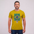 Camiseta Deus, Pátria, Família E Liberdade - Amarelo — Camiseta Deus, Pátria, Família E Liberdade - Amarelo (com modelo)
