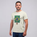 Camiseta Deus, Pátria, Família E Liberdade - Off-White — Camiseta Deus, Pátria, Família E Liberdade - Off-White (com modelo)