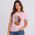 Babylook Não Discuto, Só Mando Meme - Rosa — Babylook Não Discuto, Só Mando Meme - Rosa (com modelo)