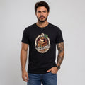 Camiseta Meu Partido É O Café. - Branco — Camiseta Meu Partido É O Café. - Branco (com modelo)